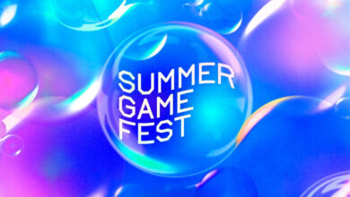 Texto que dice "Summer Game Fest" adentro de una burbuja