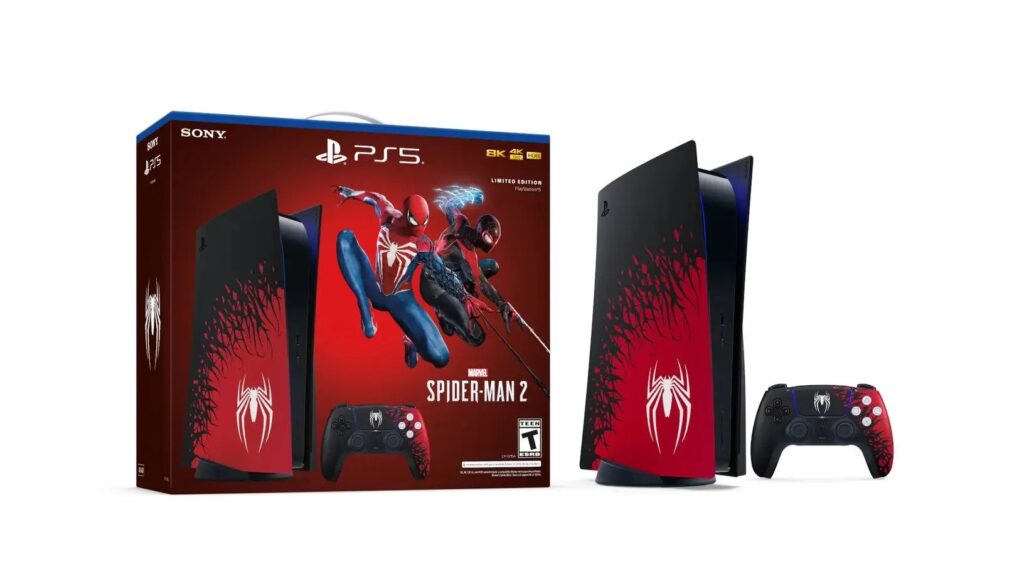 Playstation 5 y DualSense edicion Marvel's Spider Man 2